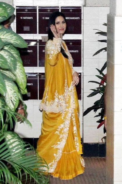 katrina kaif in yellow dress