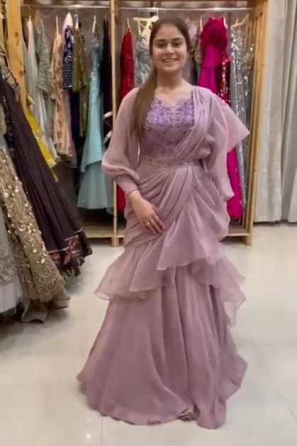 Latest Pakistani Double Layered Lehenga Choli Dress Online – Nameera by  Farooq