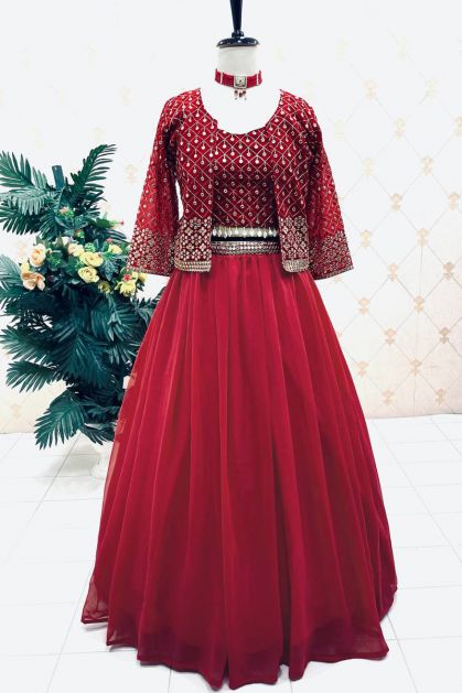 Shop online Black & Pink Cape Design Lehenga With Short Jacket/Koti – Lady  India
