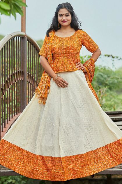 Order Designer Printed Crop Top Lehenga Frill & Flare-1 by Whatsapp on  +919619659727 or ArtistryC.in | Skirt top set, Stylish fall outfits,  Western skirts